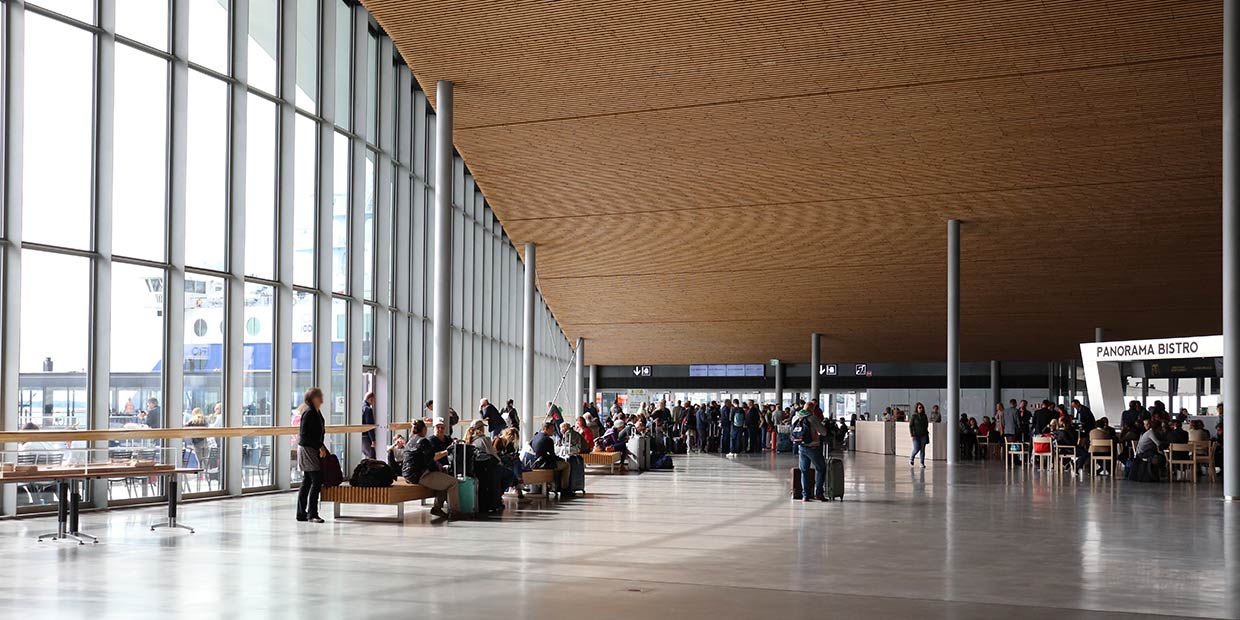 Ecker&ouml; Line l&auml;ht&ouml;selvitys check in