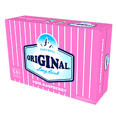 Hartwall Original Long Drink Raspberry, 24-pack