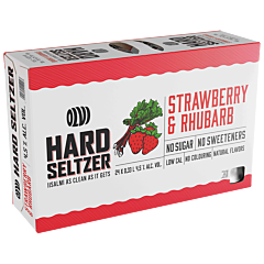 Olvi Hard Seltzer Strawberry-Rhubarb 4,5% 24-pack