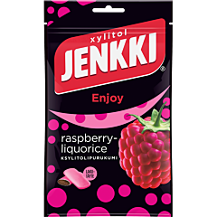 Jenkki Raspberry-Liquorice Xylitol, 100g